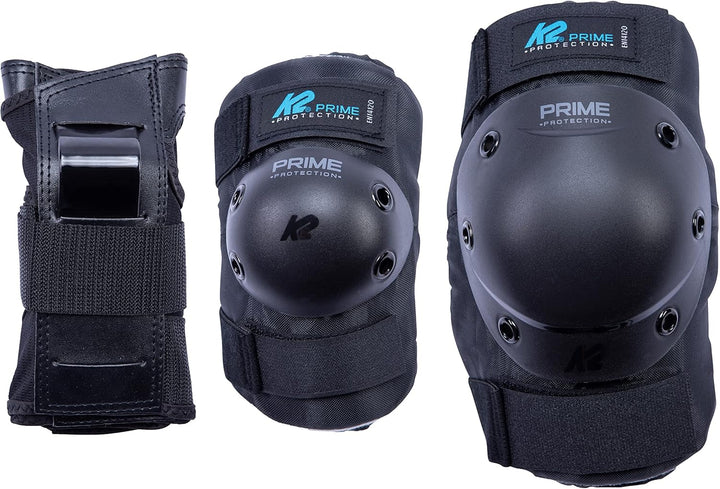 K2 Skates Unisex Inline Skate K2 PRIME PAD SET SLIM, mit Handgelenkschoner, Ellenbogenschoner & Knie