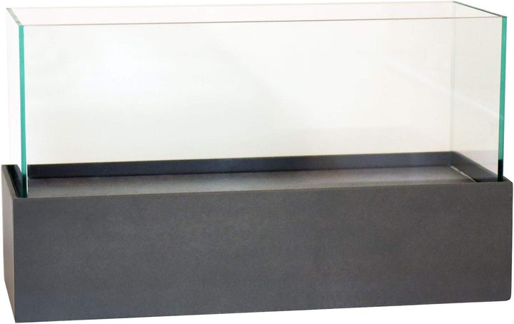 Deko-Windlicht Kerzenhalter rechteckig CANDELITO - Anthrazit 50x20x29 50x20x29 Anthrazit, 50x20x29 A