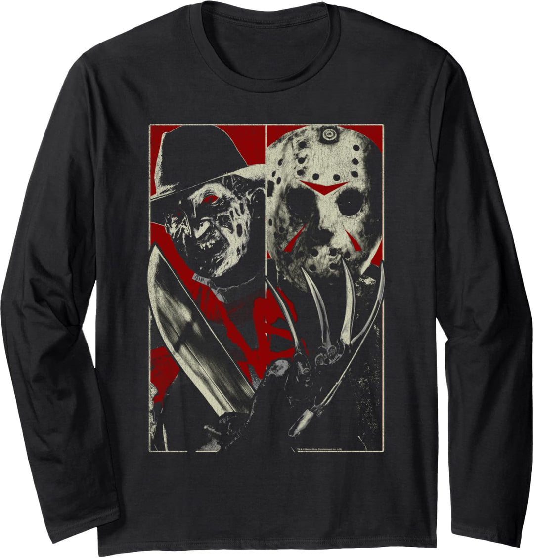 Freddy vs Jason Versus Langarmshirt