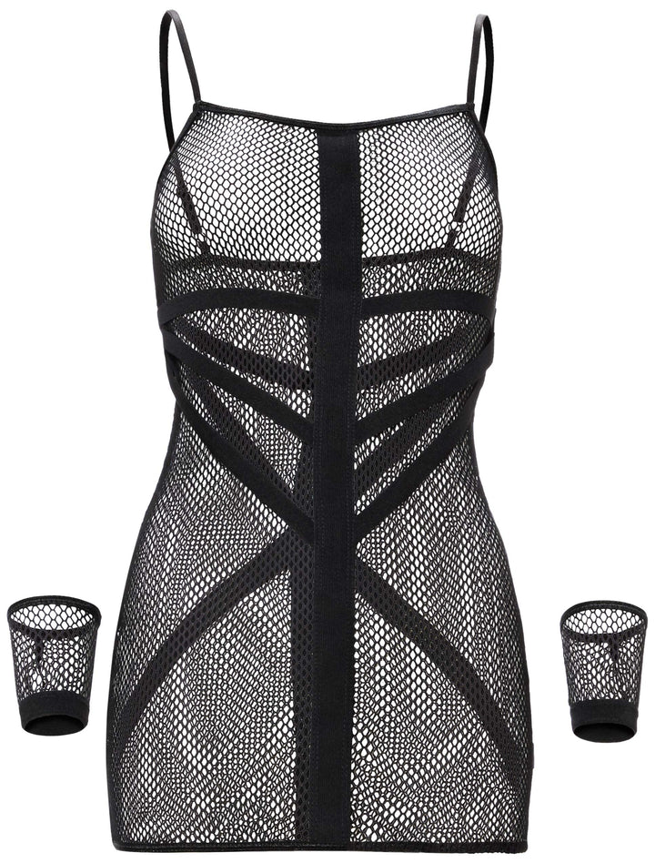 Demoniq Damen Vestido Malvina Bekleidungsset, Negro (Negro), Estandar