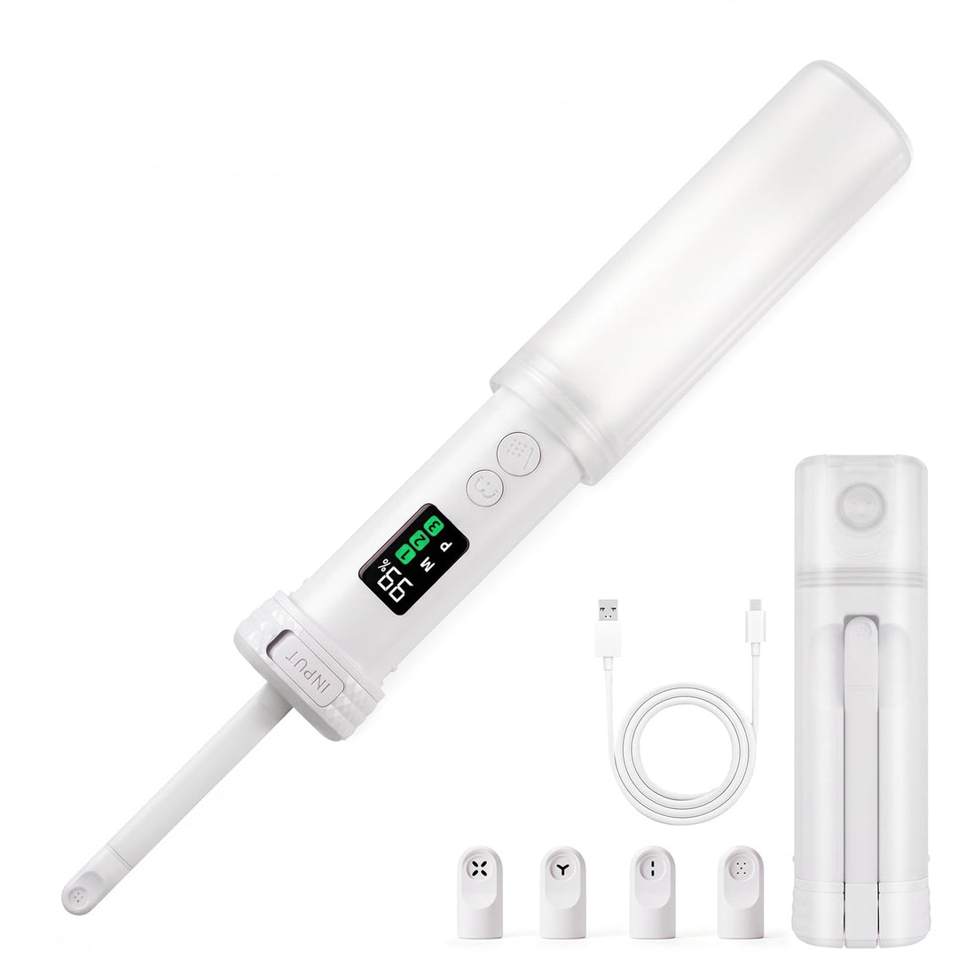 Tragbares Bidet elektrisch – Kein Toilettenpapier mehr! IPX7 wasserdicht mit 180° Düse, 2 Modi (Daue