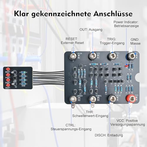 DIY Logikgatter Lötbausatz + NE555 Timer Lötbausatz