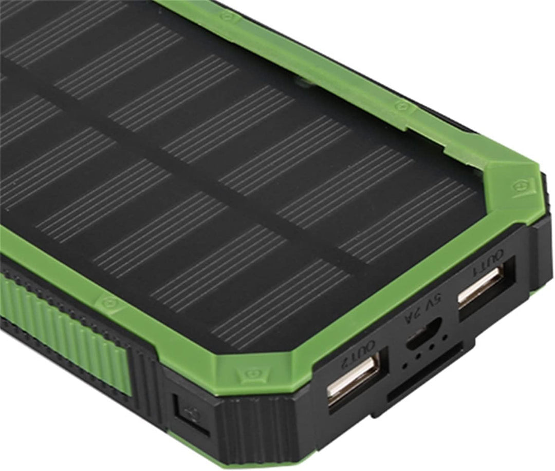 Solarladegerät Power Bank, 20000mAh Schnelles Aufladen Tragbar Doppeltes USB Solar Mobile Power Bank