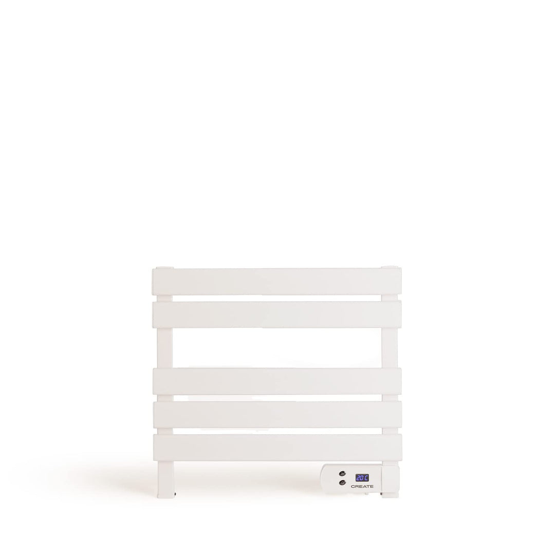 CREATE / WARM Towel Mini 150W / Elektrischer Badheizkörper Weiss / 52,3x8x55,8cm / Leise, geringer V
