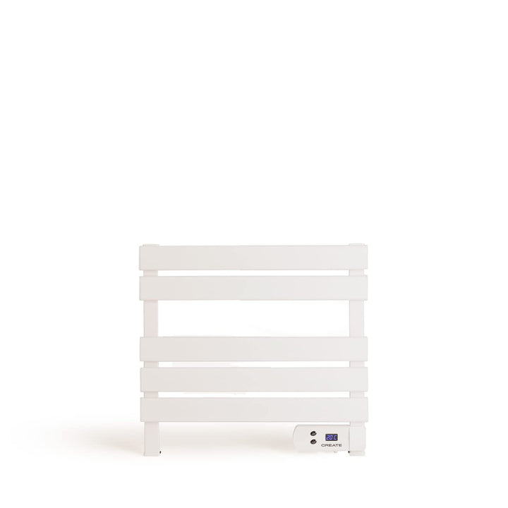 CREATE / WARM Towel Mini 150W / Elektrischer Badheizkörper Weiss / 52,3x8x55,8cm / Leise, geringer V