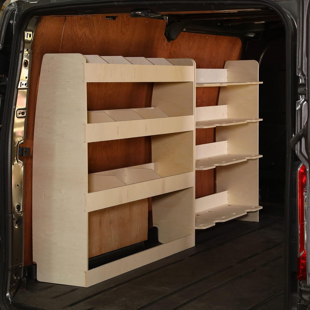 Vanify - Kompatibel mit Volkswagen Transporter T5 T6 L2 2003+ Fahrzeugeinrichtung Fahrzeugregale, Fe