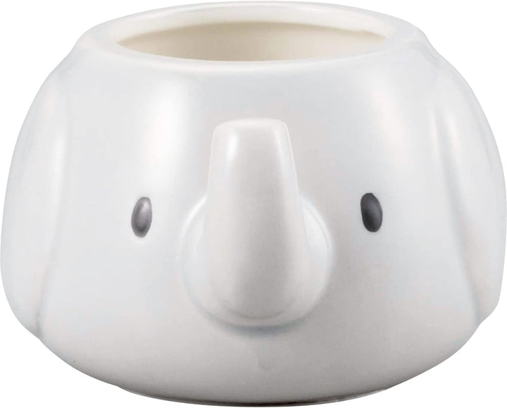 SAN3751 Niedliches Geschirr, Topf, Tasse, Teeservice, ca. 600.3 ml, Elefant Eltern und Kind Elefante