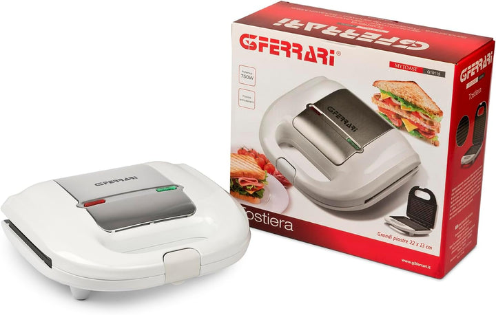 G3 Ferrari G10115 Mein Toast Toaster, 750 W, Weiss, Weiss