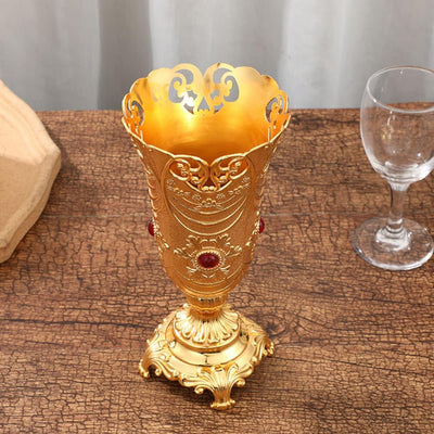 Angoily Dekorative Vase Tischvase Hochzeit Blumenvase Goldene Blumenvasen Hochzeitsvase Hochzeitsdek