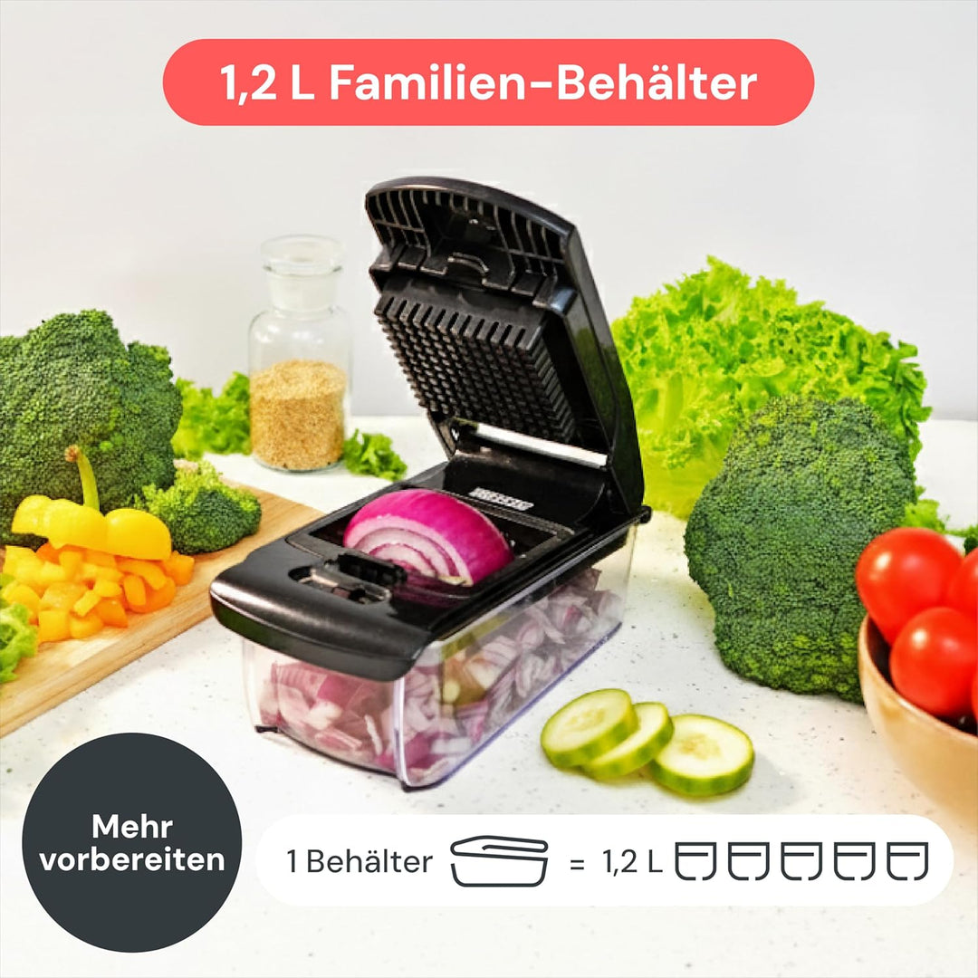 Gemüseschneider Spiralschneider Gemüsehobel - Gemüse Schneider Zwiebelschneider Kartoffelschneider O
