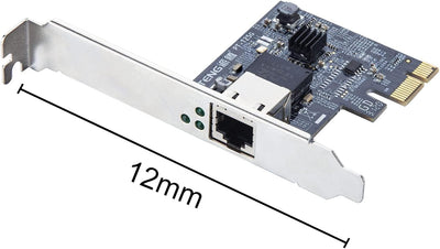 10Gtek® 2500/1000/100Mbps NIC PCIe Netzwerkadapter PCIe Gigabit Ethernet Karte, Single RJ-45 Port, m
