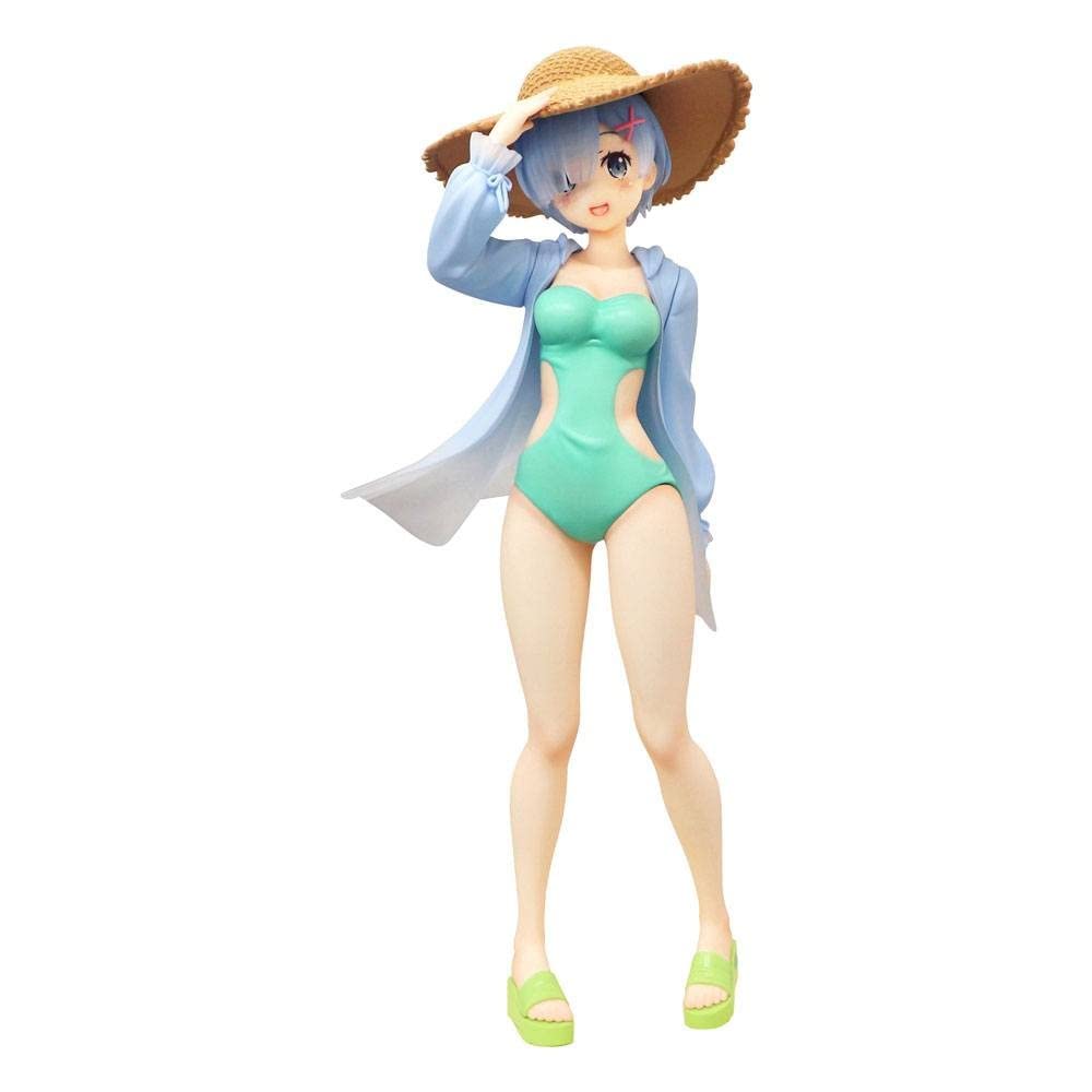 MERCHANDISING LICENCE Re:Zero - Starting Life in Another World Rem Summer Urlaub Unisex Statue Stand