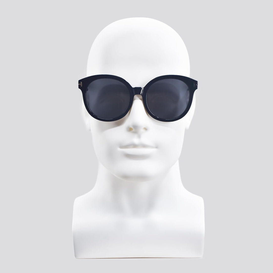 Schaufensterpuppenkopf, männlich, glänzend, für Kopfhörer, Hüte, Perücken, Schmuck, Schwarz (L90YB-P