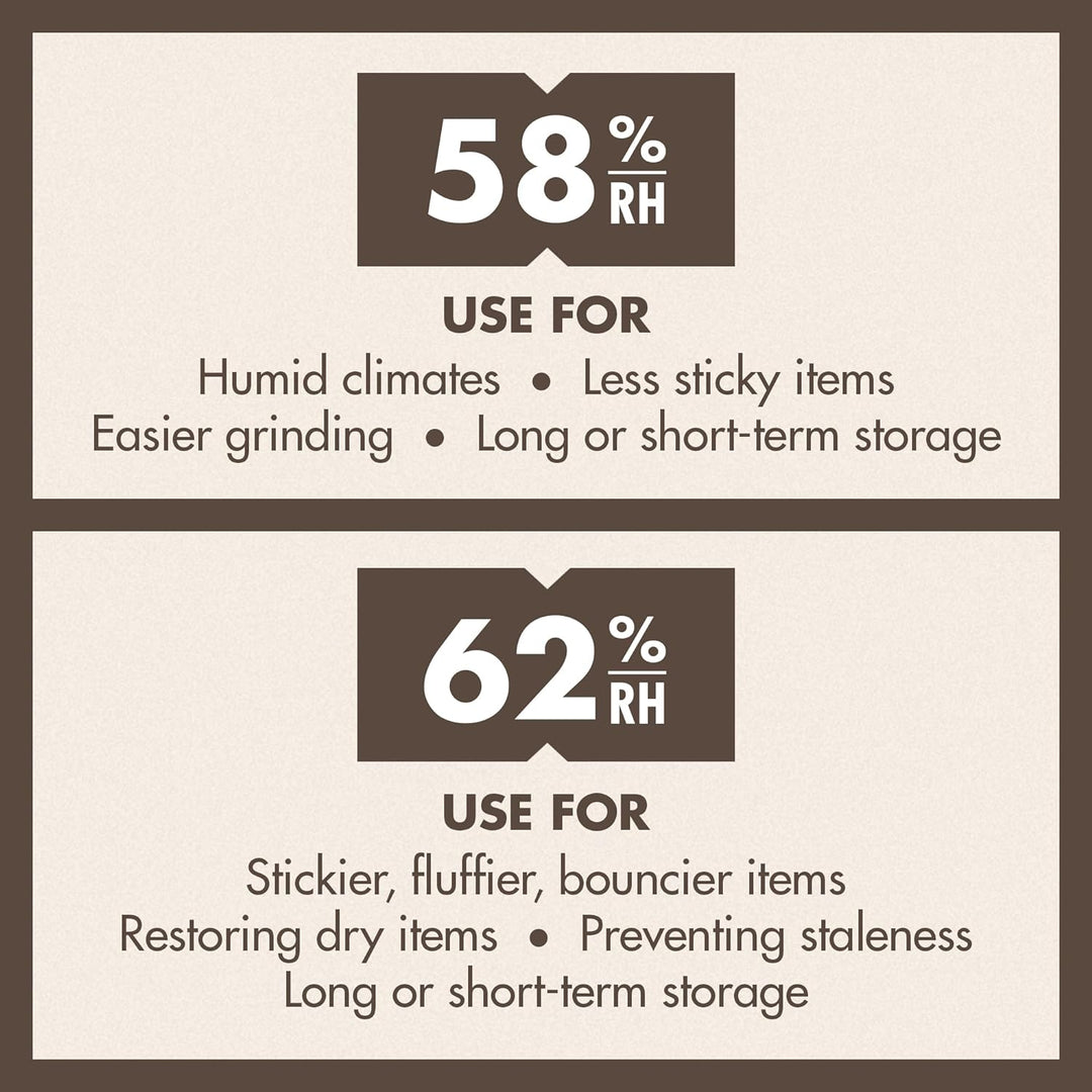 Boveda 60/67/70g 12-Packs (62% RH (Herbal