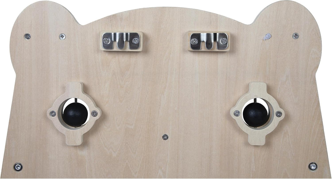 Janod - Busy Board Bär - 20 Aktivitäten - Grosses Aktivitätsbrett aus Holz - Ideal für die Entwicklu