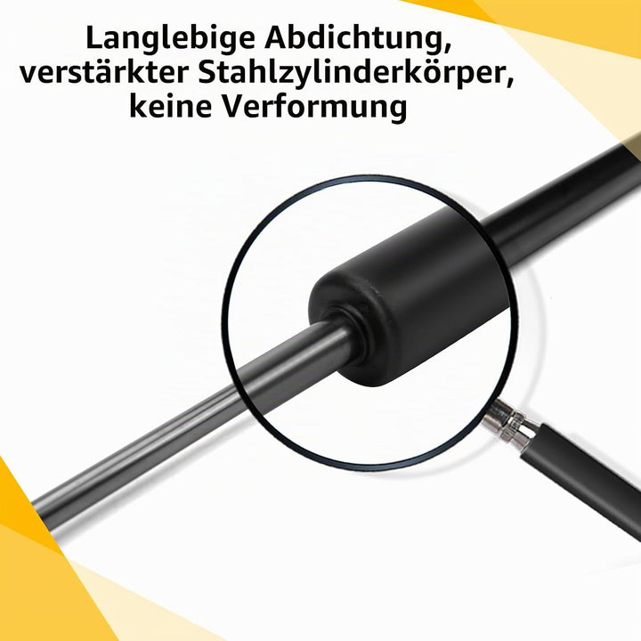 2 Stück Gasfeder Heckklappe Kompatibel mit Renault Clio 2 1999-2005, Gasdruckfeder Heckklappendämpfe