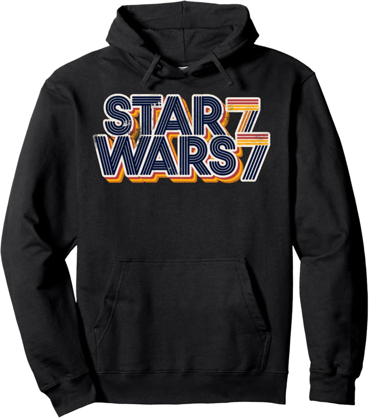 Star Wars 77 Retro Line Logo Pullover Hoodie