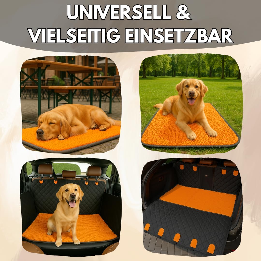 Hundedecke Auto Schmutzfangmatte saugfähig Hundebett Grosse Hunde Autoschondecke Kofferraum Autodeck