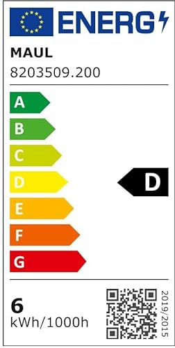 Maul LED Tischleuchte MAULatlantic, LED Klemmlampe, 6500 K, Arm Metall, Tischlampe für Schreibtisch,