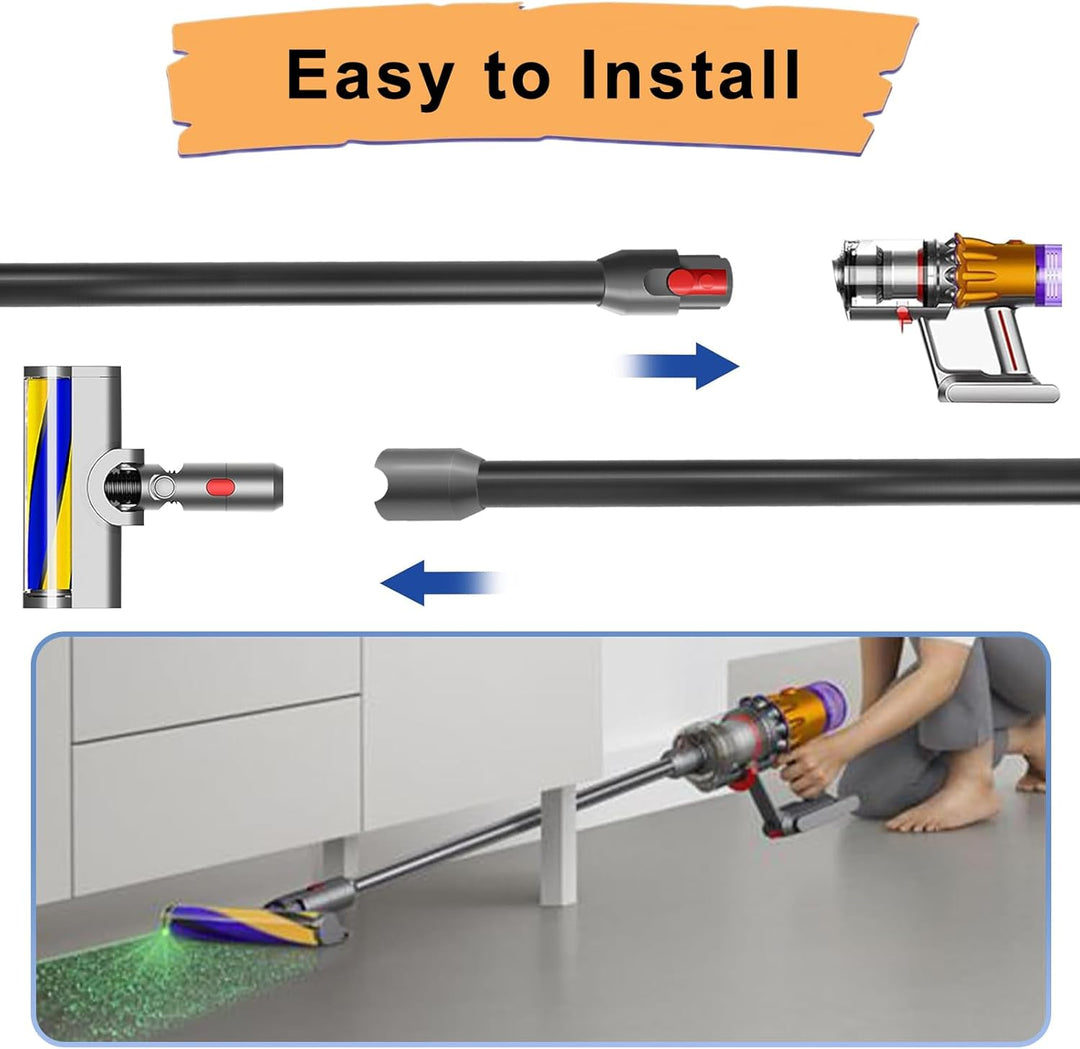 Schnellspanner Verlängerungsrohr für Dyson V12 Detect Slim Stabstaubsauger, Ersatzteile Verlängerung