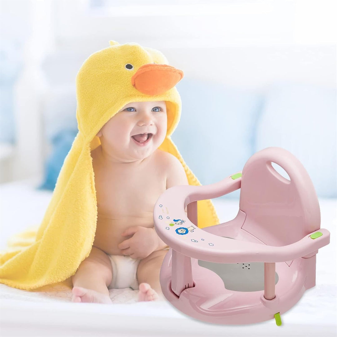 Faltbarer Badewannensitz Für Baby Und Kleinkinder - Rutschfester Sit-Up-Badesitz Mit Leistungsstarke