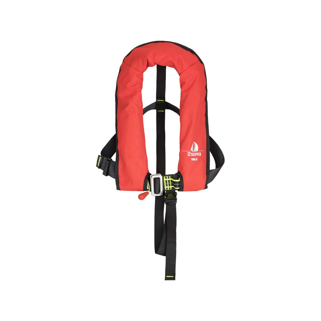 12skipper Kinder-Automatik Rettungsweste ISO 150N, Schwimmweste rot, rot