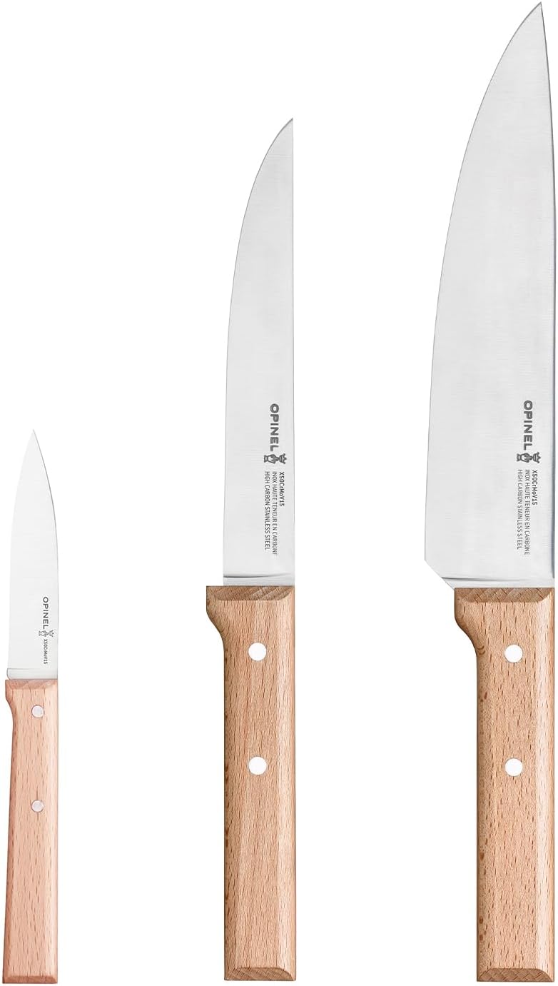 Opinel Kochmesserset - Parallele - 3er Set One Size