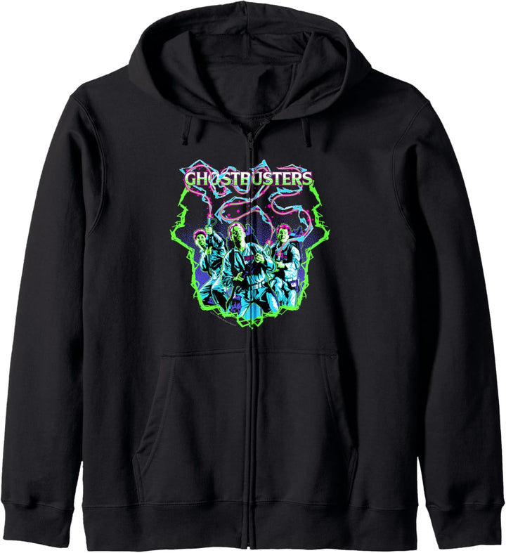 Ghostbusters Arcade-Grafik Kapuzenjacke