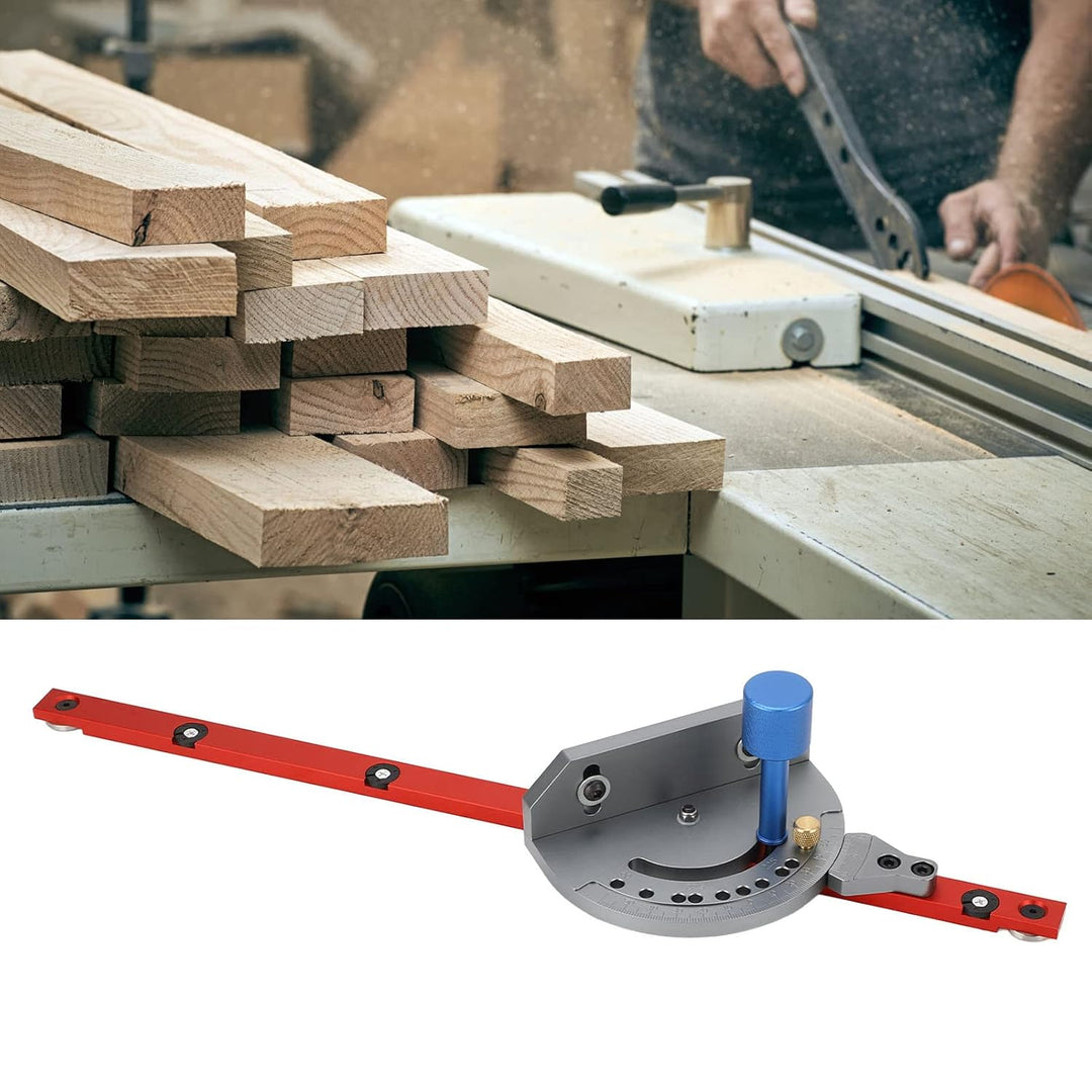 Tischkreissägen-Gehrungslehre, 19 Zoll Einstellbarer Winkel für die Holzbearbeitung