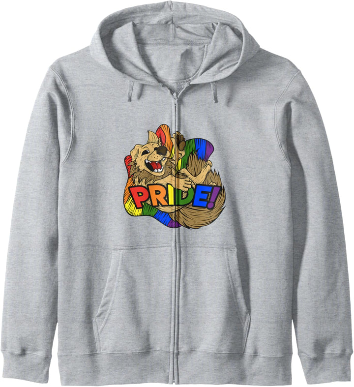 Hund Regenbogenfahne Homosexuell Schwul Lesbisch Gay Pride Kapuzenjacke