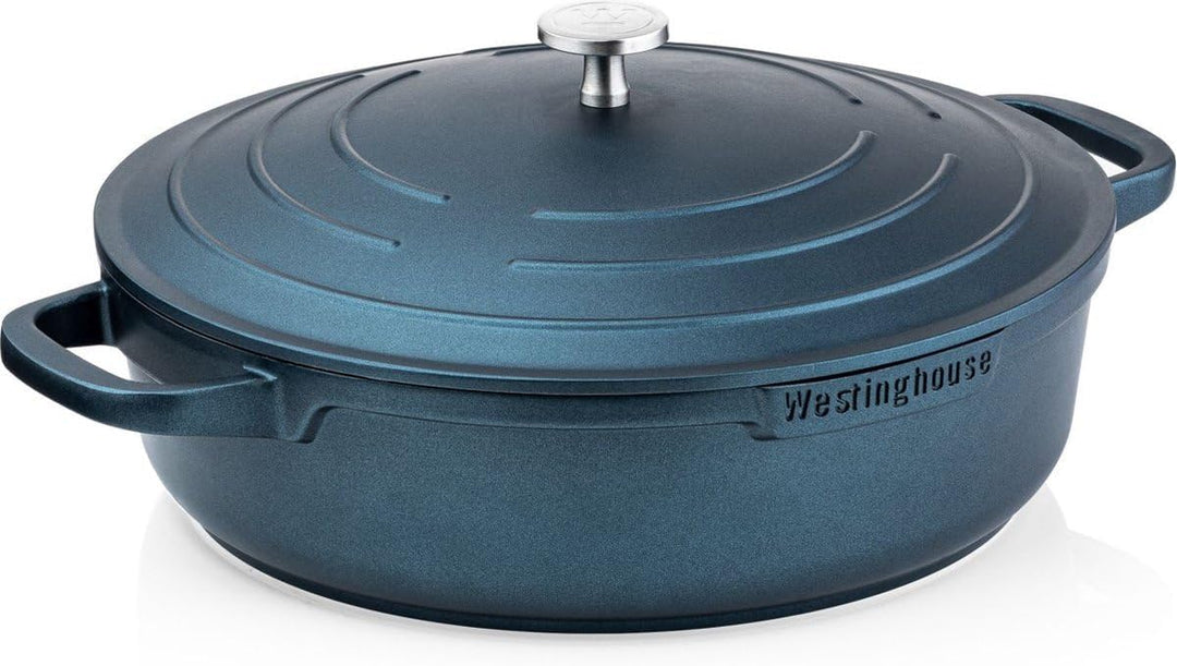 Westinghouse PERFORMANCE SERIES Schmorpfanne mit Deckel, Grosse Bratpfanne 32 cm für Induktion & all