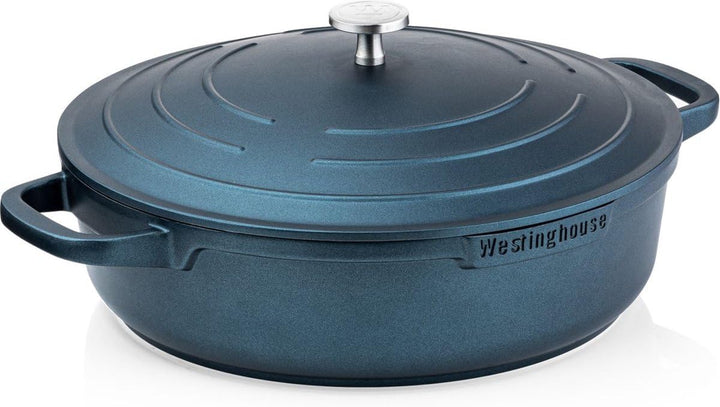 Westinghouse PERFORMANCE SERIES Schmorpfanne mit Deckel, Grosse Bratpfanne 32 cm für Induktion & all
