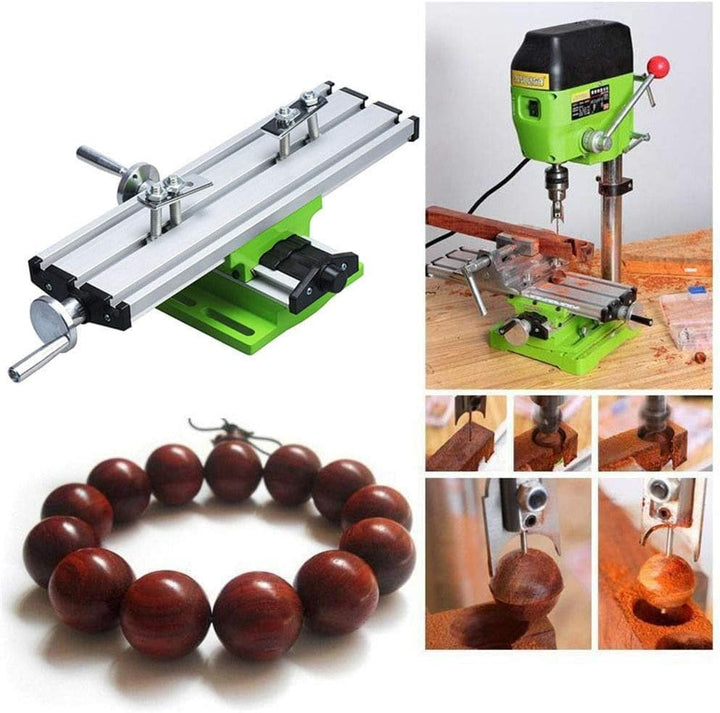 HINOPY - Frästisch Arbeitstisch Maschine, Mini Multifunktion Arbeitstisch Fräsen Arbeiten 2 Achsen X