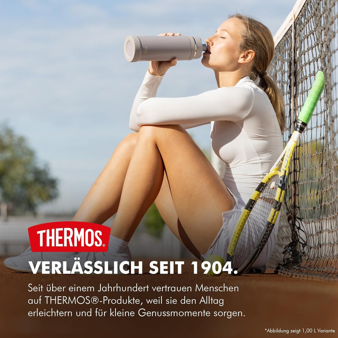 THERMOS ULTRALIGHT MAX Isolierflasche 1,00 l, 24 h kalt, moon rock mat | 12 h heiss, ultraleicht, ab