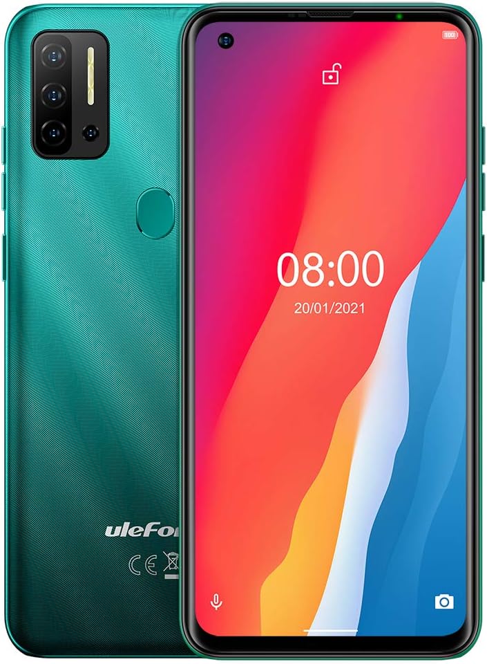 Ulefone Android 11 Smartphone ohne Vertrag, Note 11P 4G Handy, Helio P60 Octa-Core 8GB+128GB, Dual-S