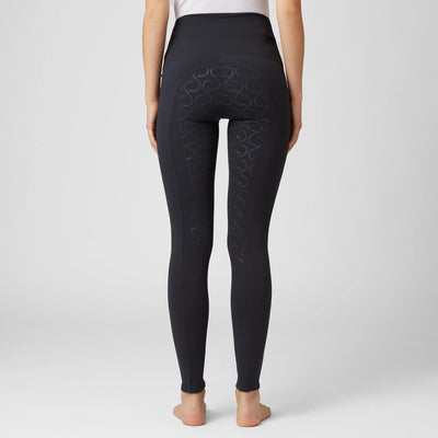 HORZE Damen Reitleggings Gillian, Reithose mit Handytasche und Silikonvollbesatz 22 Dunkles Marinebl