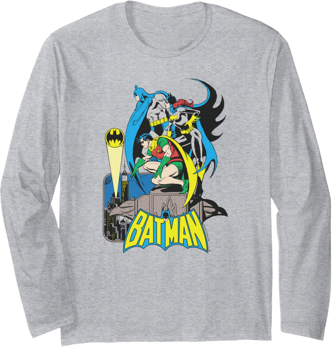 Batman Heroic Trio Langarmshirt