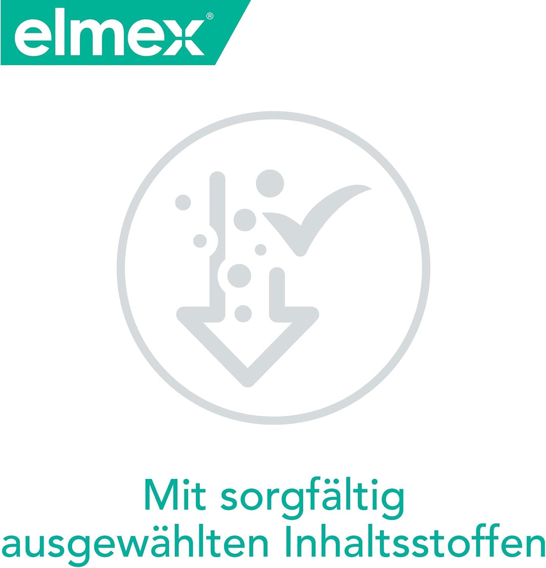 elmex Zahnpasta Sensitive 3x 75ml – sanfte Zahnreinigung und Schutz für schmerzempfindliche Zähne –