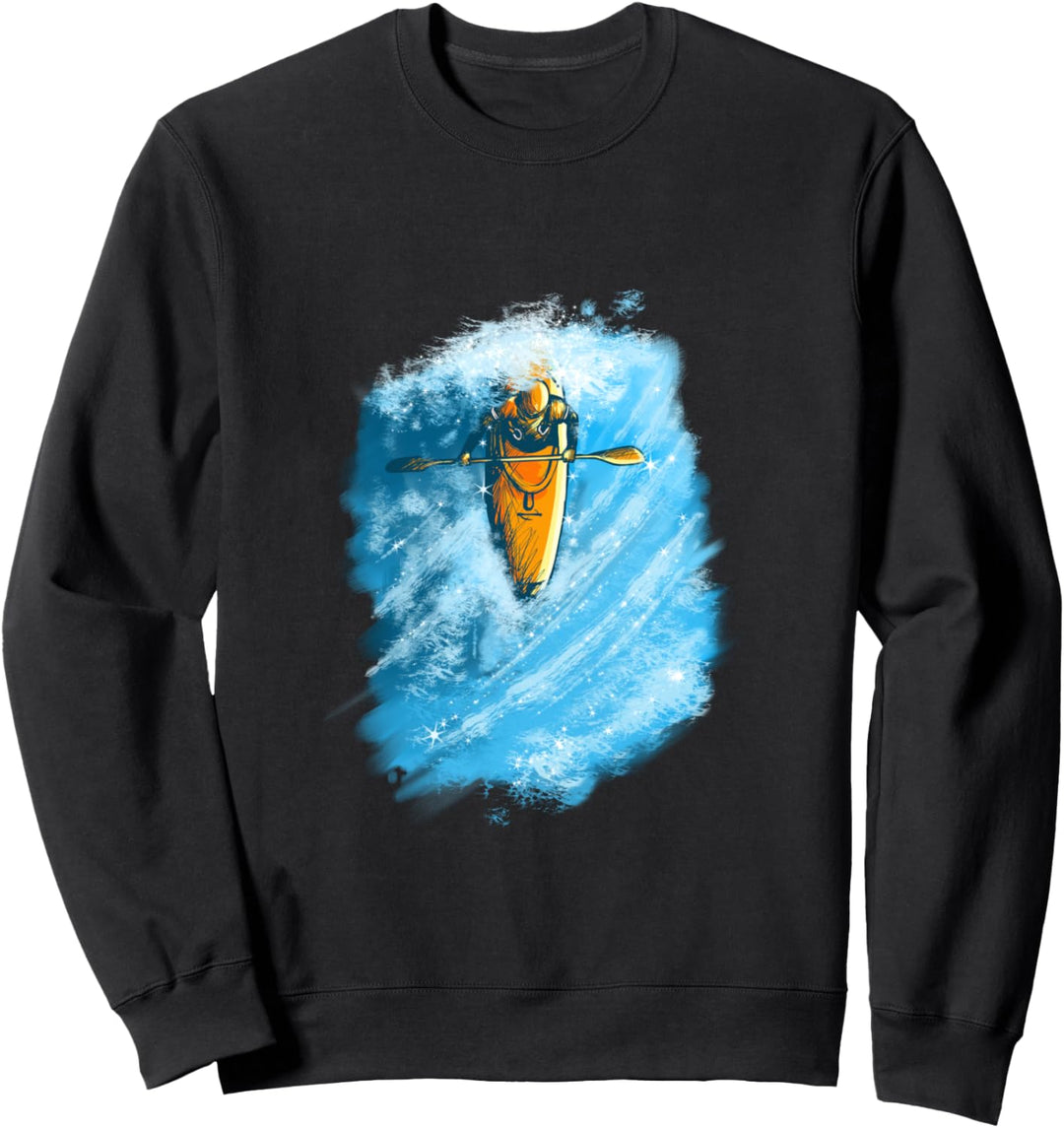 Kajak Geschenk Kajak Stromschnellen Sweatshirt