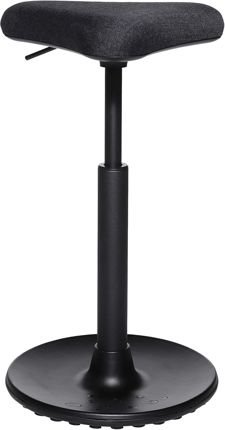 Topstar Sitness H1, Arbeitshocker, Stehhilfe, Drehhocker, höhenverstellbar, Stoffbezug Polyester, sc