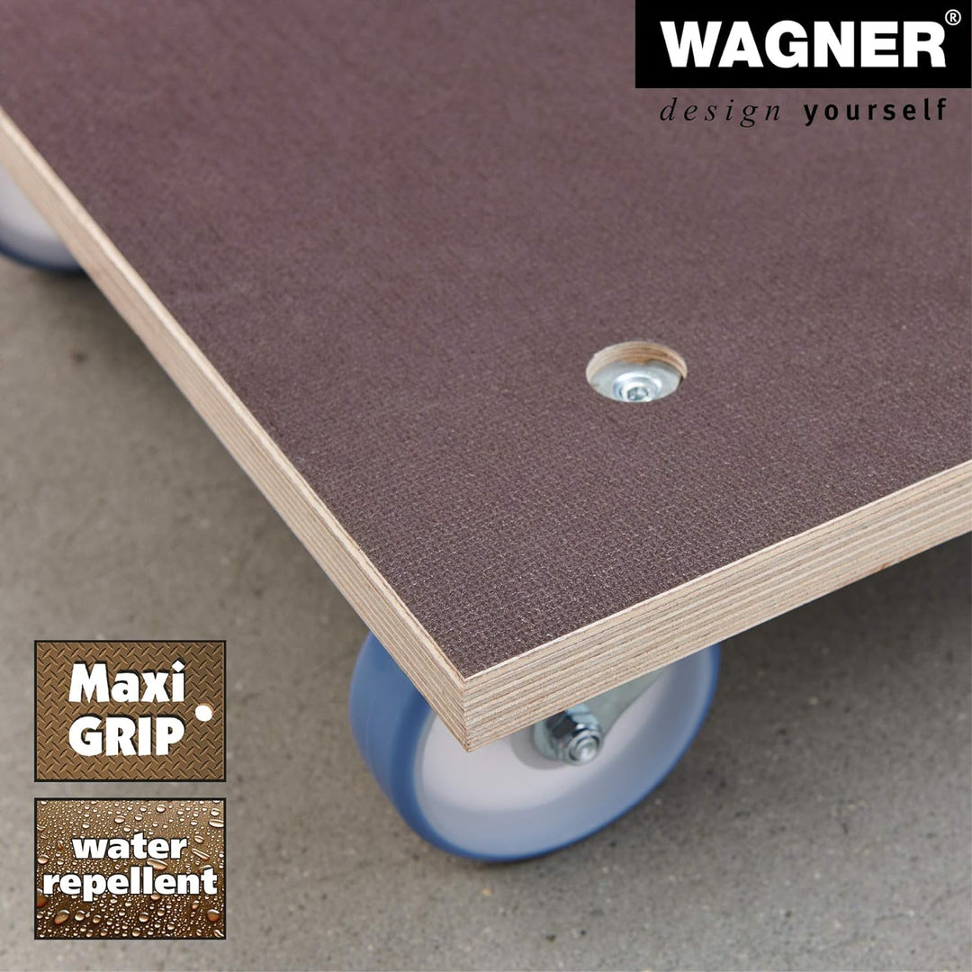 Wagner Transporthilfe MM 1145 I 59 x 49 x 15 cm - Tragkraft 500 kg - Multiplex - für schwer beladene