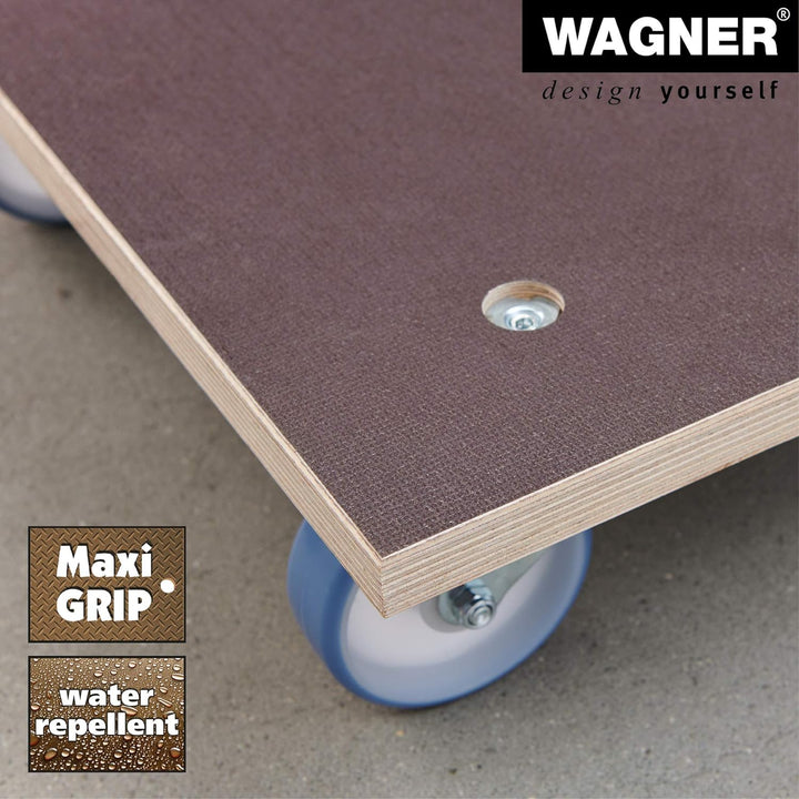 Wagner Transporthilfe MM 1145 I 59 x 49 x 15 cm - Tragkraft 500 kg - Multiplex - für schwer beladene