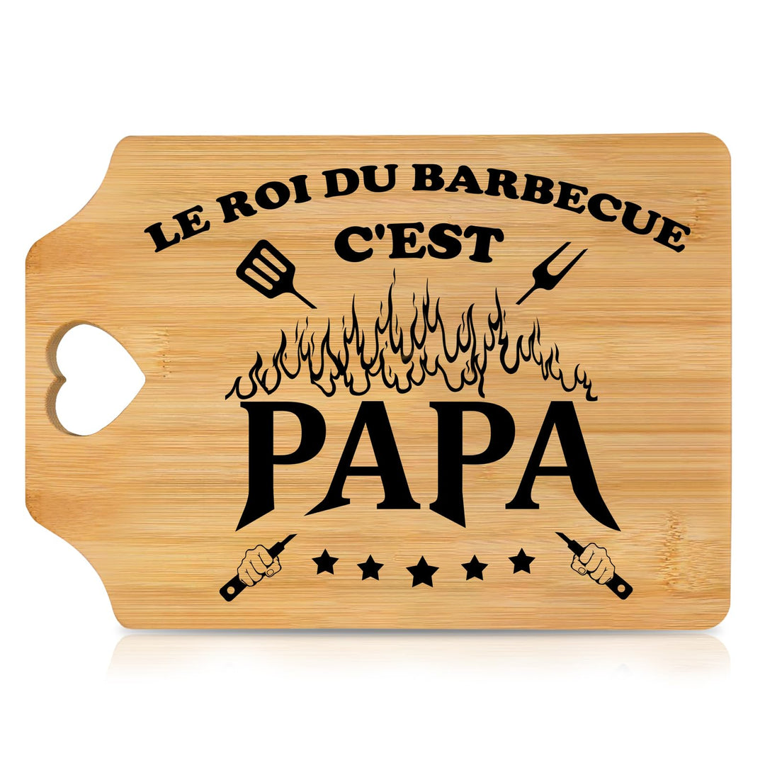Geschenke für Papa, Bambus Schneidebrett Papa Geschenk zum Weihnachten Geburtstag Vatertag, Vatertag