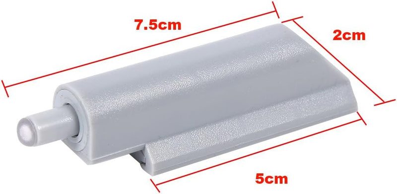 20 Stück Türdämpfer, Dämpferpuffer ABS Möbeltürdämpfer, Push-open-system Anschlagdämpfer, Schranktür