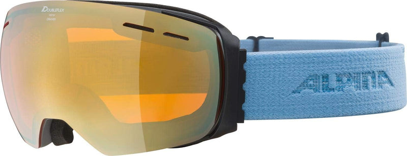 ALPINA Unisex Skibrille Skibrille (1er Pack) Einheitsgrösse grey-skyblue, Einheitsgrösse grey-skyblu