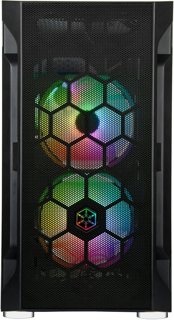 SilverStone Technology FARA H1M PRO, Stilvolles und markantes Micro-ATX-Gaming-Gehäuse mit ARGB-Bele