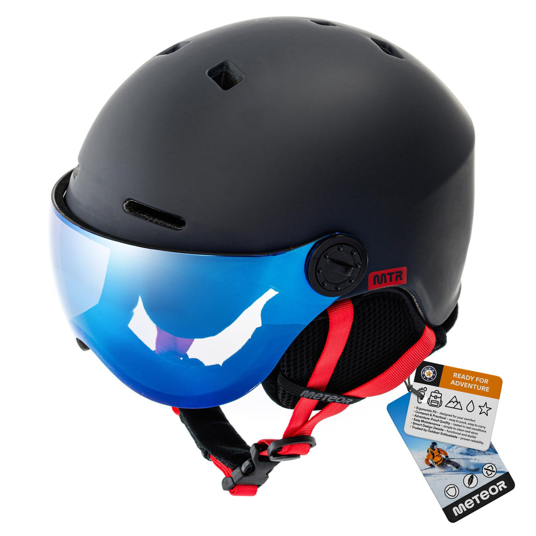 meteor Skihelm Kinder Snowboard Helm Herren Ski Helmet fur Mädchen Jungen Skihelm Damen