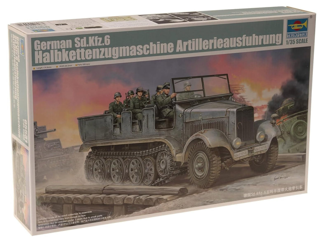 Trumpeter 05531 - Sd.Kfz.6 Halbkettenfahrzeug Artillerieausführung