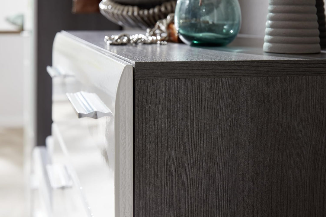 trendteam smart living - Schuhkommode Sitzbank - Garderobe - Line - Aufbaumass (BxHxT) 80 x 41 x 35