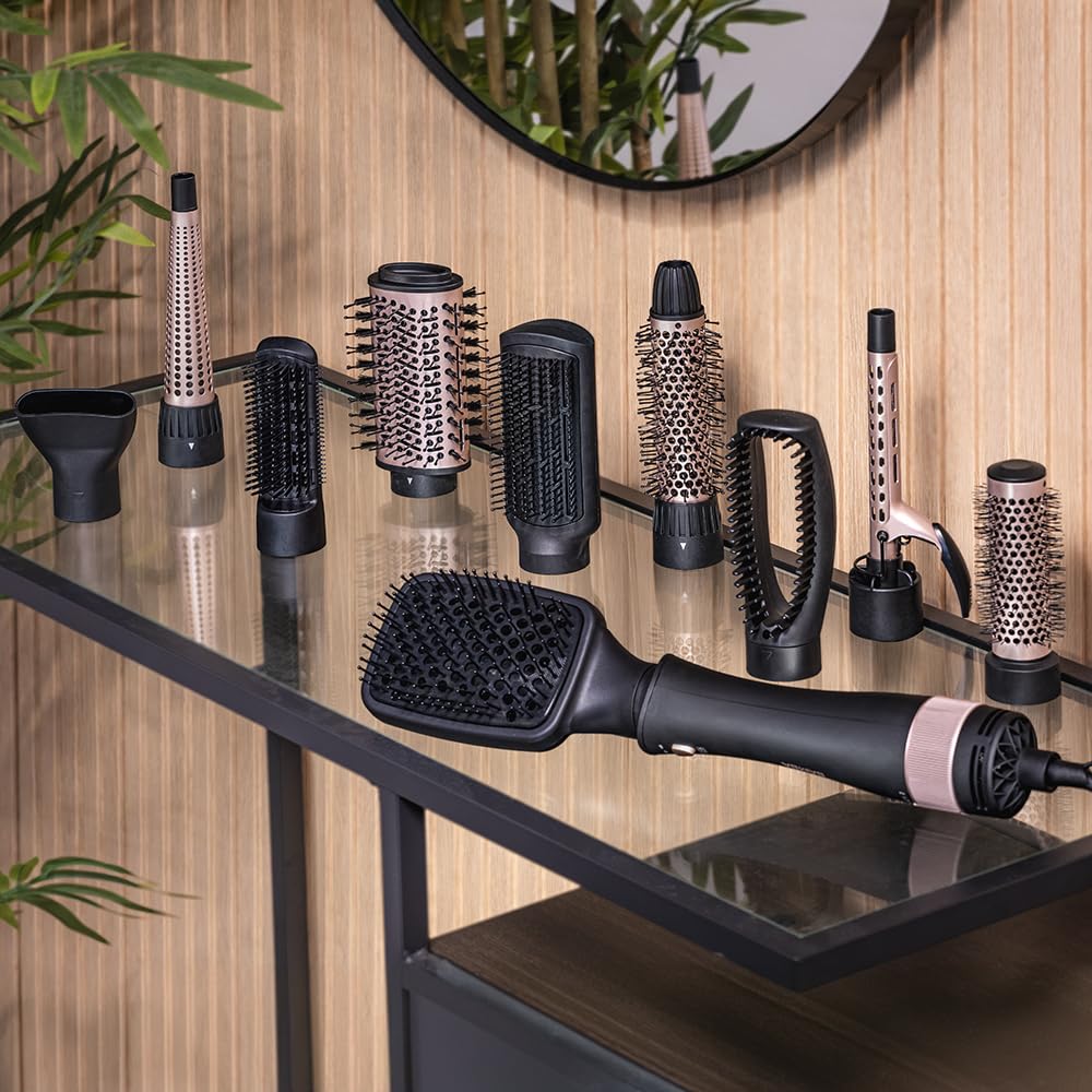 Cecotec Heissluftbürste Bamba CeramicCare 10in1 Styler, 1000W, 10 Austauschbare Köpfe, 3 Temperature